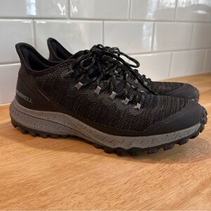 Merrell Bravada Waterproof Hiking Shoes Sneakers J034230 Black Womans Size 8 US